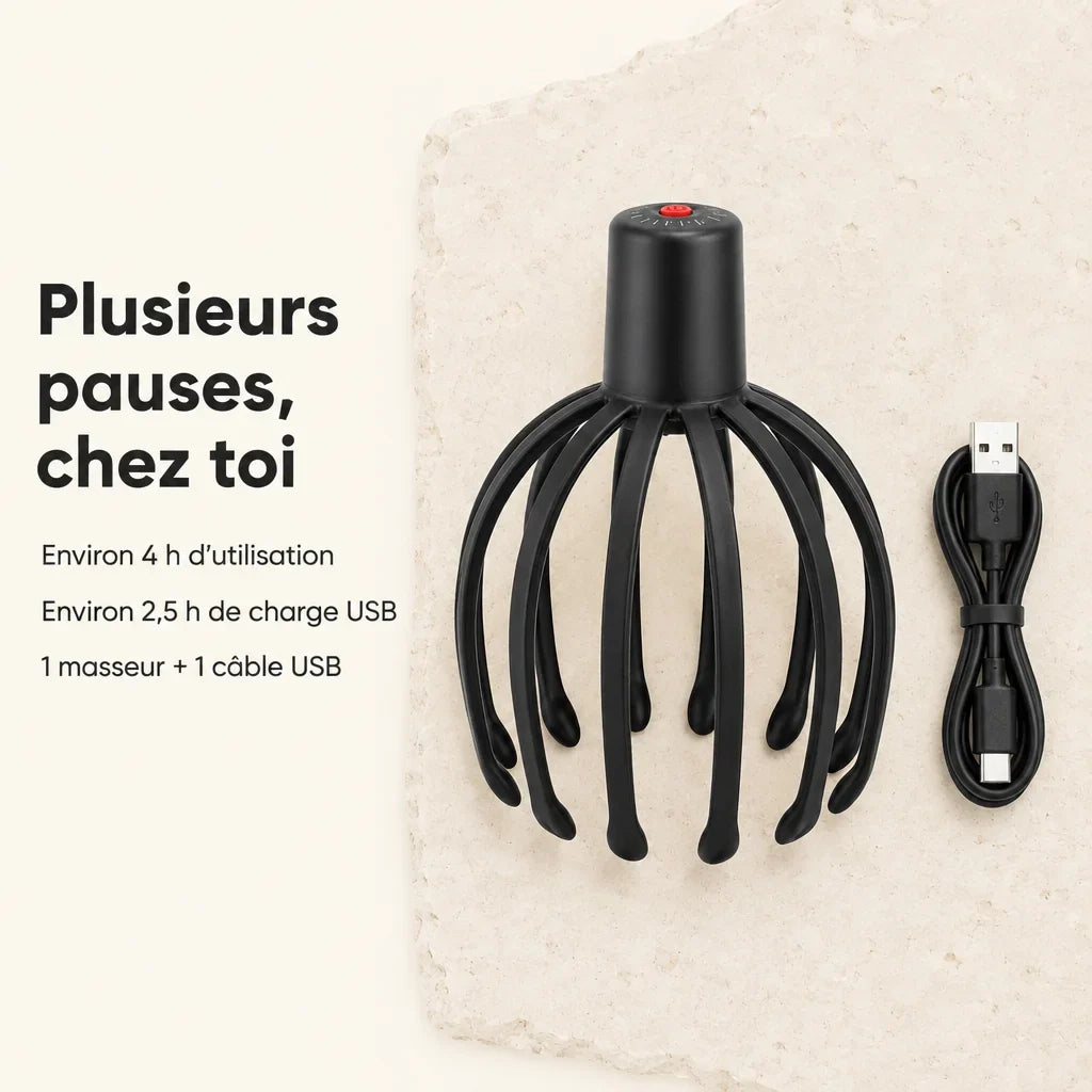 [Scale AI] usp_icons, Masseur pieuvre rechargeable Nuvéa